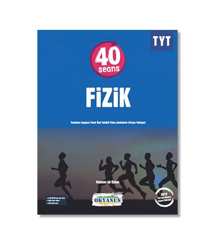 TYT 40 Seans Fizik Soru Bankası kitabının kapağı