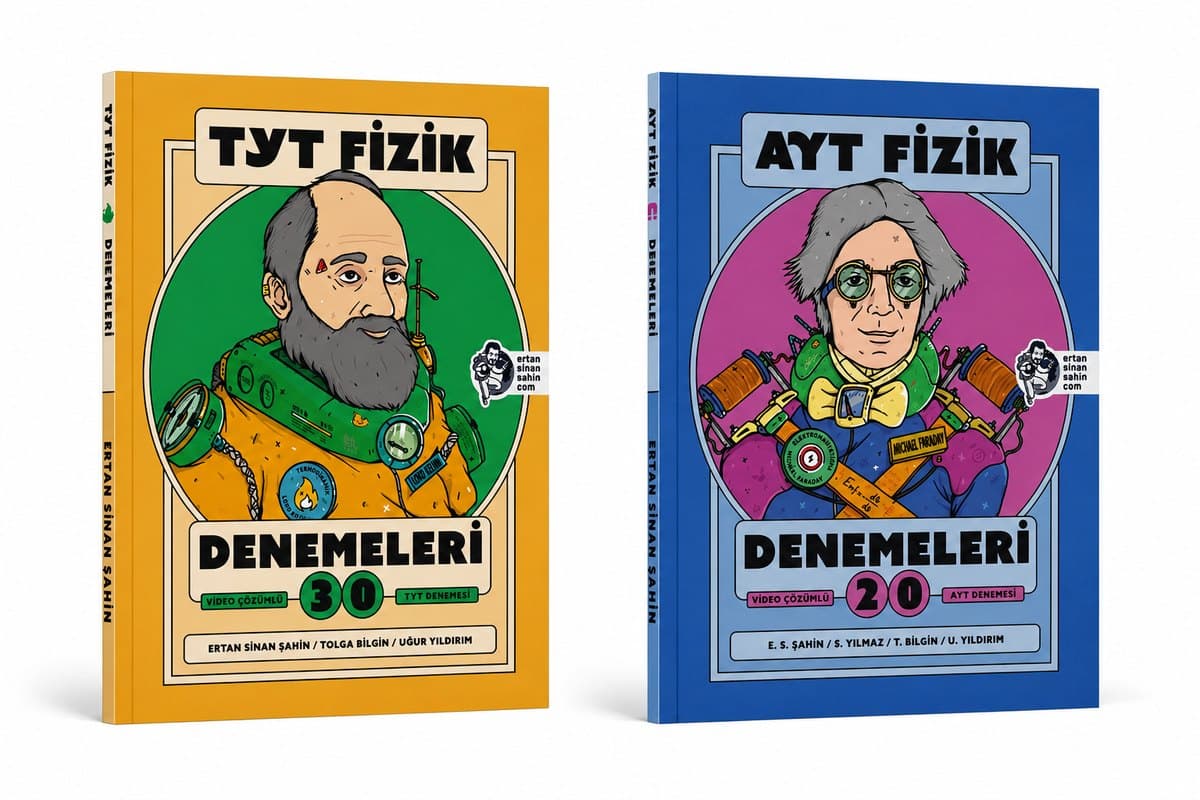 TYT ve AYT Fizik Denemeleri kitabının kapağı