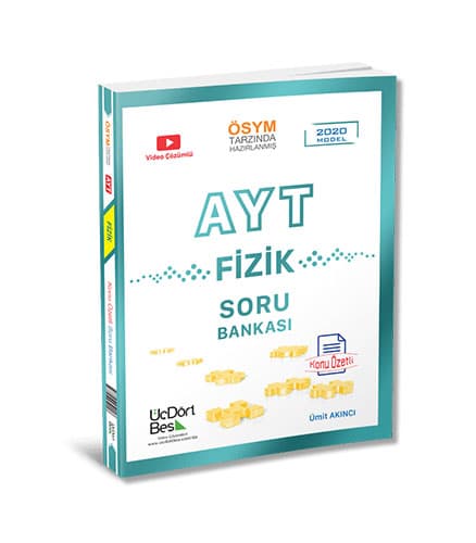 AYT Fizik Soru Bankası kitabının kapağı