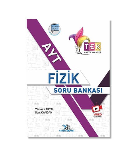 AYT TEK Serisi Fizik Soru Bankası kitabının kapağı