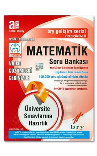 A Serisi Temel Düzey Matematik Soru Bankası kitabının kapağı