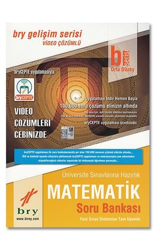 B Serisi Orta Düzey Matematik Soru Bankası kitabının kapağı