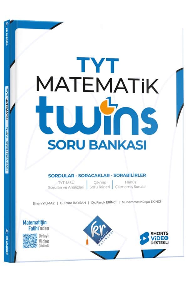 TYT Matematik Twins Soru Bankası kitabının kapağı