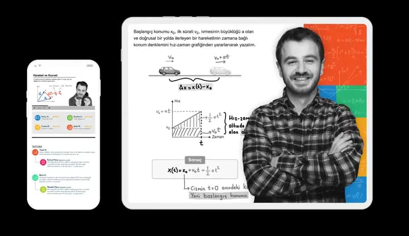ESS platformu — telefon ve tablette ders ekranı