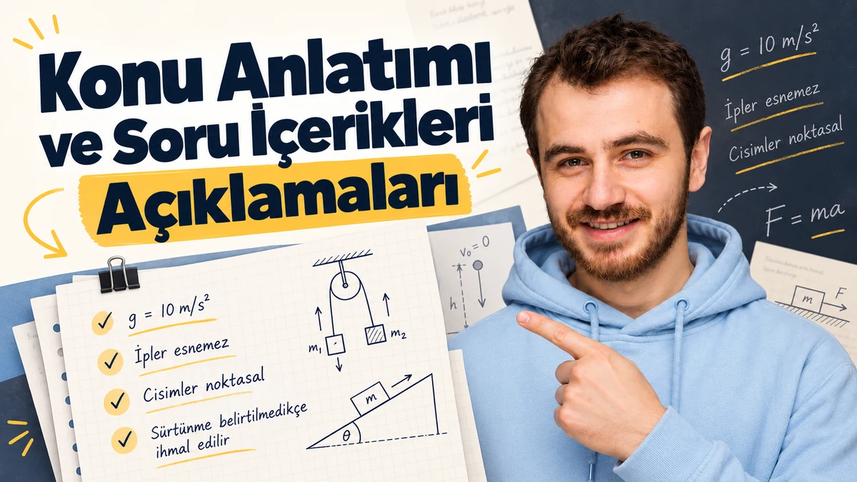 Konu Anlatımları ve Soru İçerikleriyle İlgili Açıklamalar