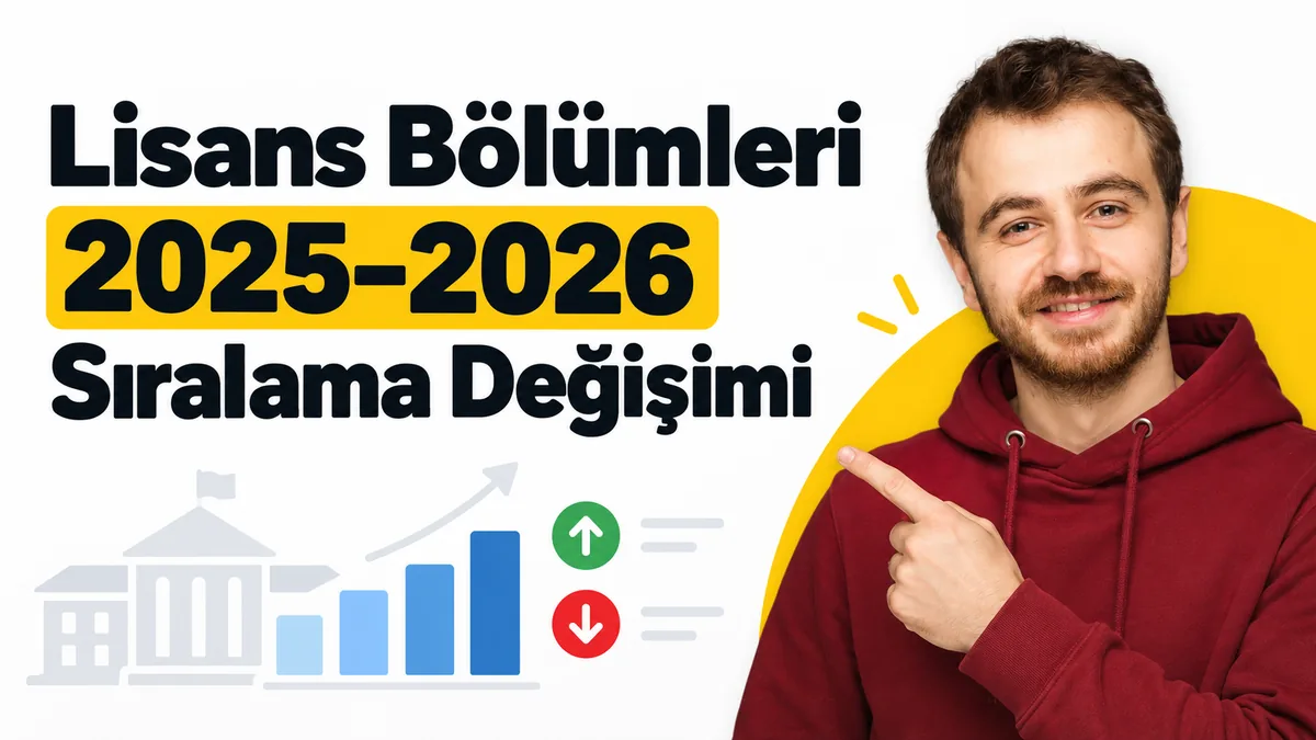 Lisans Bölümleri 2025–2026: Sıralamalar Neyin Değiştiğini Anlatıyor