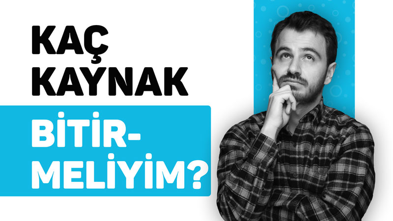 TYT ve AYT için Bir Dersten Kaç Kitap Bitirmeliyim?