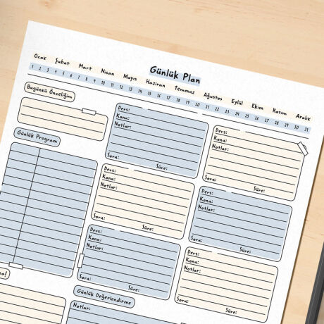 Universkop Günlük Planlayıcı - ertansinansahin.com