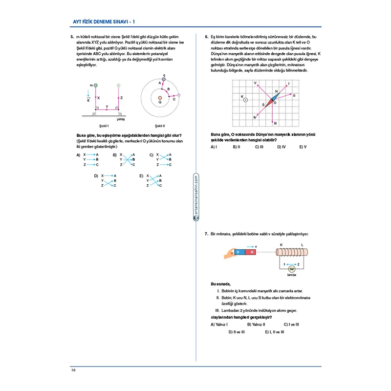 AYT Fizik Denemeleri - Görsel 4