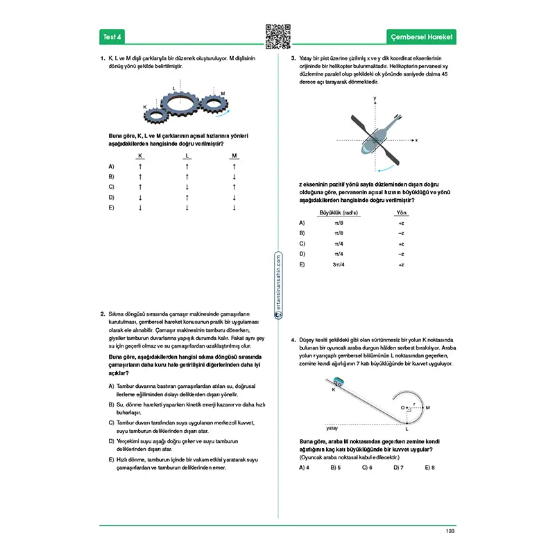 AYT Fizik Soru Bankası - Görsel 3